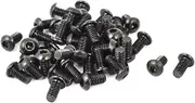 uxcell M6x12mm Button Head Hex Socket Cap Screw Bolt Black 50pcs
