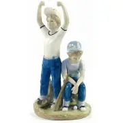Paul Sebastian Winner Looser Baseball Competition Home Run Figurine Vintage 1989