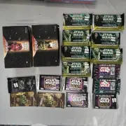 Star Wars Lot - 16 Various Packs + Darth Maul And Jar Jar Binks Figures