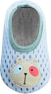 [Generic] Toddler Boy Boot Socks Slip Summer Breathable First Walkers Prewalker Floor Soft Socks Shoes 7Y Toddler Pack
