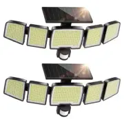 Solar Outdoor Lights 620 LED 4500LM, IP65 Waterproof Motion Sensor Outdoor Li...