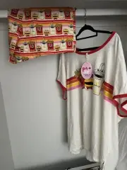 Peter Alexander Maccas McDonald’s Pyjamas Set SIZE +3 BRAND NEW