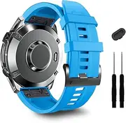 ZPJPPLX Compatible with Garmin Fenix 6 Pro Replacement Wrist Band, 22mm Silicone Sport Straps for Garmin Forerunner 935/945/955/Fenix 7/Fenix 6/Fenix 5 Plus/Fenix 5/Epix/Approach S60/Quatix5/Descent G1