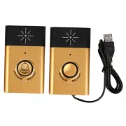 Wireless Intercom Doorbell Dual Voice Smart Bell 2‑Way Talk Home Security ECA