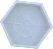 Ｂｅｓｇａ Color Brick Cement Decorate Stepping Stone Paver Tool Hexagon Paving for Backyard Brick Courtyards Pavement