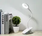 Clamp Table Lamp Desk Led Light Touch Dimming Study Read Office Bedside Clip-on