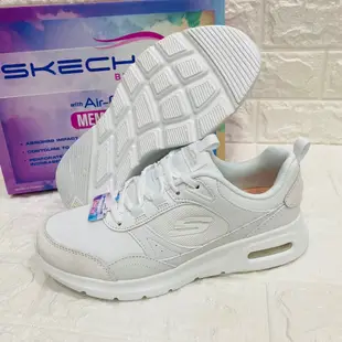 💯公司貨✨SKECHERS 氣墊 運動鞋  記憶鞋墊 全白 型號150075WHT 全白 女鞋