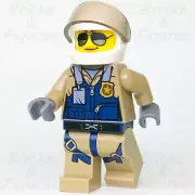 Town City LEGO® Mountain Police Officer Female Pilot Minifigure 60174 60175