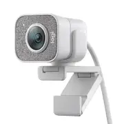 Logitech for Creators StreamCam Premium Webcam for Streaming and Content Creation, Full HD 1080p 60 fps, Glass Lens, Smart Auto-Focus, for PC/Mac, White