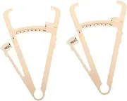 3sets High Precision Caliper Scale Body Composition Monitor Accurate Fat Measurer Plastic Portable 2pcs*3