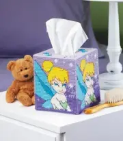Janlynn Plastic Canvas Kit - Tinkerbell Tissue Box Cover