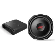 Alpine RS-W12D4 12" Shallow R-Series Sub w/ S2-A60M Mono Amp Bundle