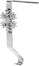 Cabilock Xmas Hooks Mantel Stocking Hanger Christmas Decor Stocking Hooks for Mantel Iron Material Term Use