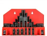 58pc M10 M12 M14 M16 Clamping Kit T-Slot Nut Step Block Clamp Milling Drilling
