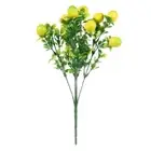 Greenery Decoration Lemon Tree Artificial Fruit Lemon Branch with Green Leaves