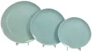 Rosenthal “Junto” 3-Piece Porcelain Place Setting, Opal Green NEW