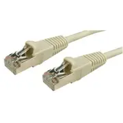 Dynamix PLSSGY-C6A-2 Cat6A RJ45 Patch Lead - 2m - Grey S/FTP - Shielded - 10G - 34AWG - Ultra-Slim - Gold Plated - PoE 802.3af [PLSSGY-C6A-2]