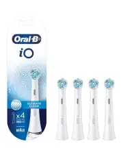 [Oral-B] iO Ultimate Clean Replacement Brush Heads 4 Pack in White iORefillWht4Pk