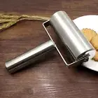 Dough Roller Wear-resistant Effortless Smooth Edges Pie Fondant Roller Silver
