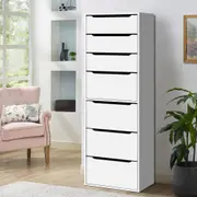 7 Drawers ALFORDSON Wardrobe Clothes Storage Cabinet White