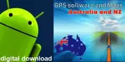 GPS software with 2025 Australia & NZ Maps for ANDROID CAR Indash stereo system