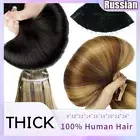 Thick Russian Tape In Real Human Hair Extensions Full Head Skin Weft Taped 24"