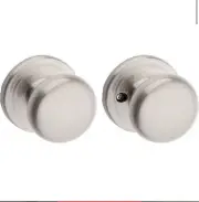 Kwikset Juno Satin Nickel Passage Hall/Closet Door Knob with Microban 720J 15 CP