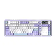 Ajazz AK980 Tri-mode Wireless Mechanical Keyboard with Display Screen 97 Keys+Volume Knob Hot Swappable Gift Switch V2 R