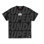 SVG X SUPER SUNDAY SCALE TEE 黃色黑色白色紫色黑綠色 TEE 男士女士短袖 T 恤 V2