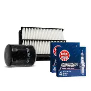 Iridium IX Spark Plugs & Air Oil Filter for Holden Crewman One Tonner Statesman