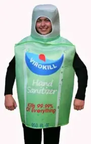 Virokill Hand Sanitation C.O.V.I.D Costume, Funny Hand Sanitation Hot Costume!