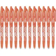 Pilot Frixion Erasable Gel Ink Pen 0.7mm (Orange) [Box 12]