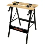 WORKBENCH Bamboo Portable Project Center Vise Tool with 4 Bench Dogs POWERTEC