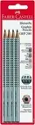 Faber-Castell Grip 2001 Graphite Pencils - HB/H/2B/B - Assorted Pack of 4