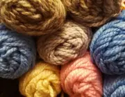 NOS Lot (9) Rug Crafters Rug Yarn Variety Ocean Blue Earth-Line Ash Black Pink