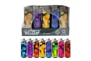 50x BIC Maxi Lava Bubbles Lighters Various Colour Box J26