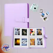 LIFEBEA 256 Pockets Photo Album for Fujifilm Instax Mini 11 12 9 40 Purple