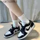 【DT】Air Jordan 1 Low “panda” 復古 休閒 籃球鞋 黑白 DC0774-101
