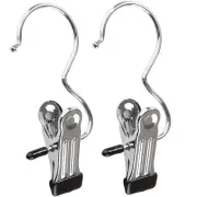 20 Pcs Laundry Hooks Boot Hanger Hold Clips, Portable Stainless Steel Boot Ha...