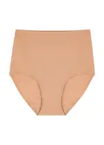 Chantelle Soft Stretch Walnut High-waist Briefs - Light Brown - One Size One Size