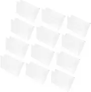 Mipcase 12pcs Tape Storage Box Shade Headband Boxes Lamp Shade Sconce Replacement Globes Tabletop Decoration Signs Cylinder Lamp Shade Transparent Pp