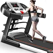 Treadmills,Multifunctional Electric Treadmill Hydraulic Folding 3.5HP Motor Steel Frame Treadmill,Embedded Bluetooth Speaker,Suitable for Home and Gym Use