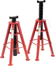 Sunex 10-Ton, High Height, Pin Type, Jack Stands, Pair