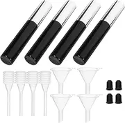 TOVINANNA 4pcs Eyeliner Vials Bottle Empty Eyeliner Tube Eyeliner Container Refillable Eyelash Grow Oil Empty Eyeliner Bottle