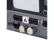 Freightliner Cascadia 2018+ Chrome Hazard Switch Panel Trim # 17203