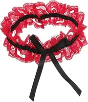 [BESPORTBLE] Lace Garters Women's Leg Ring Bowknot Wedding Set Elastic Adjustable Soft Material for Comfort