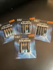 Generate Long Lasting Alkaline AAA Batteries~4 Pack~16 Batteries In All 12/2026~