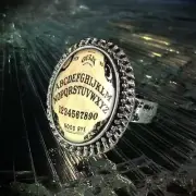 Occult Ouija Board Gothic Horror Adjustable Handmade Ring