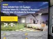 KODA Motion Activated Solar LED Floodlight Model: LM030481-1
