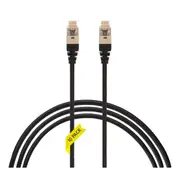 4M Cat 6A Rj45 Sftp Thin Lszh 30 Awg Pack Of 10 Network Cable Black